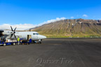 Auf dem Rollfeld von Ísafjörður