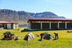 Auf dem Campground des Edda-Hotels