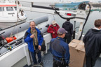 Auf dem Boot nach Hornstrandir