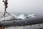 Auf dem Boot nach Hornstrandir