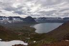 Skálarkambur: Blick nach Hlöðuvík