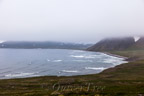 Blick zurück auf Hlöðuvík: rauhe See