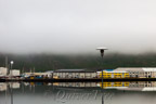 Ísafjörður im Nebel