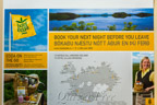 Werbetafel des Edda-Hotels
