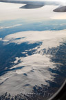 Der Mýrdalsjökull (hinten) und der Eyjafjallajökull (vorn)