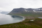 Blick vom Pass Göngumannaskarð auf Barðsvík
