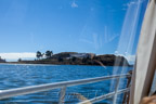 Titicaca-See, Bootsfahrt zu den Uro-Inseln, Hotel Libertador auf der Insel Esteves