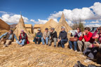 Titicaca-See, auf den schwimmenden Inseln der Uros