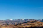 Hinter Chinchero; Blick auf die Cordillera Vilcabamba mit dem Nevado Salcantay (Berg des Teufels, 6271 m)