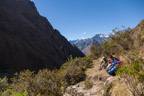 Auf dem Inka-Trail; Träger
