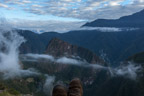 Am Sonnentor Intipunku; Machu Picchu im Morgenlicht