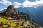 Machu Picchu; Blick auf die Unterstadt