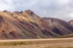 Landmannalaugar, bunte Rhyolithberge (Rhyolith oder auch Liparit ist Vulkangestein)