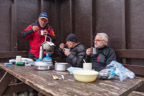 Landmannalaugar, Campsite, Frühstück