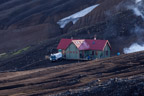 Die Hütte Hrafntinnusker (1027 m)