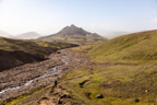 Die Landschaft wird freundlicher; Tal des Grashagakvísl