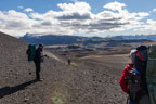 Vor uns die Gletscher des Mýrdalsjökull