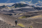 Vor uns die Gletscher des Mýrdalsjökull
