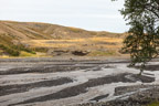 Blick zurück auf den Gletscherfluss Þröngá