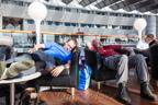 Stockholm Arlanda Airport: Warten auf den Weiterflug nach Kiruna