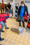 Flughafen Kiruna, der Rucksack ist endlich da
