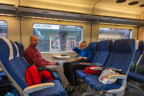 Im Zug nach Kiruna