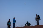 Auf dem Gipfel der M'hamid Grand Dune