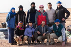 Unsere Gruppe: hinten, v.l.n.r.: Marie-Cécile, Ibrahim, Youssef, Evelyn, Mohamed, Andreas; vorn, v.l.n.r.: Idir, Ismail, Nabil, Hartmut
