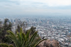 Blick vom Cerro San Cristóbal auf Santiago